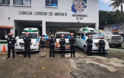 Bomberos Municipales Departamentales de Las Delicias cumplen 16 años de servicio