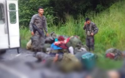 Mueren tres elementos del Ejército de Guatemala en accidente de tránsito
