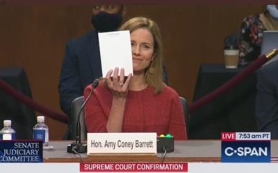 Nominada de Trump a la Corte Suprema asiste a primer día de interrogatorios en Senado