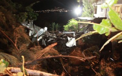 Muere familia del alcalde de San Marcos La Laguna, Sololá, por desprendimiento de roca