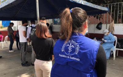 Actualización de cifras COVID-19 por el Ministerio de Salud de Guatemala, domingo 15 de noviembre