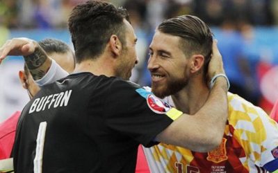 Sergio Ramos igualó a Buffon con partidos disputados con su selección