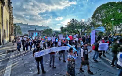 En Quetzaltenango exigen la renuncia del presidente, ministros y diputados