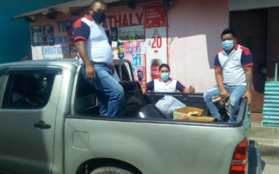 Grupos organizados siguen recaudación de víveres en San Juan Ostuncalco