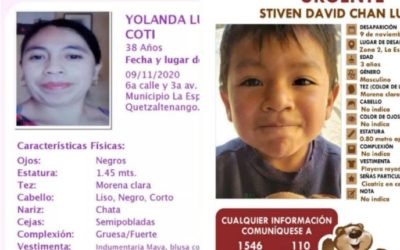 Madre e hijo desaparecen en la zona 2 de La Esperanza