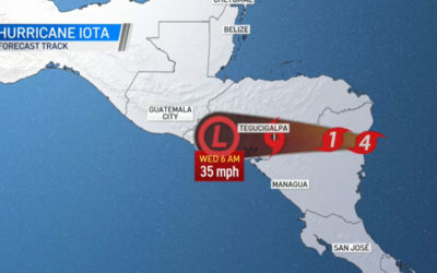 Iota azota a Nicaragua con categoría 4 ¿Cómo llegaría a Guatemala según INSIVUMEH?