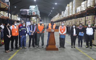 Presidente de Guatemala advierte sobre tormenta Iota, en una conferencia dónde respondió a temas polémicos