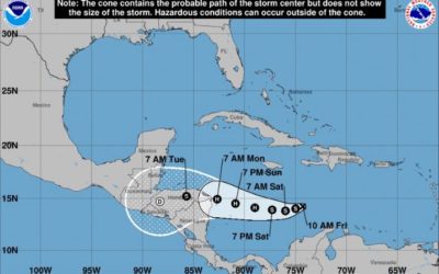 Lluvia podría incrementar la próxima semana por nueva Tormenta Tropical IOTA ubicada en el mar Caribe