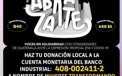 Organizan festival en beneficio de personas afectadas por la Tormenta ETA