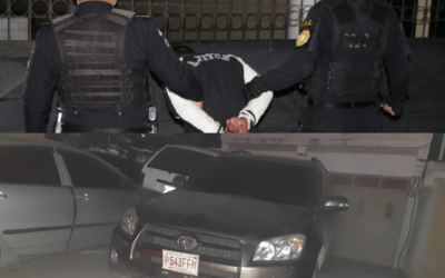 Capturado en Zunil por conducir vehículo con placas que tienen reporte de robo ocurrido en la capital