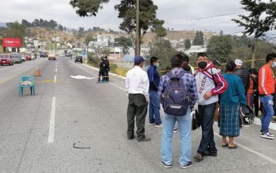 Mujer con cinco meses de embarazo murió atropellada en la ruta Xela – Salcajá