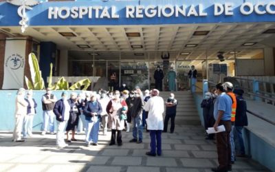 ¿Cuáles son las peticiones de salubristas en Quetzaltenango?