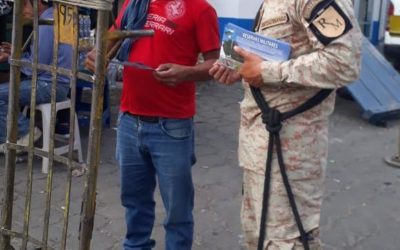 Concientizan a quetzaltecos por COVID-19