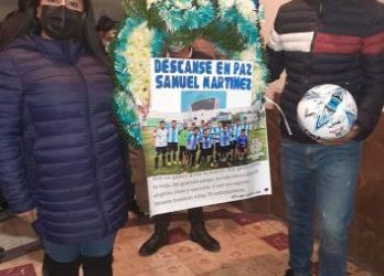 Amigos llegan con balones para dar el último adiós a “Meteoro”