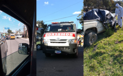 Más accidentes este domingo. Bomberos piden cooperación de pilotos