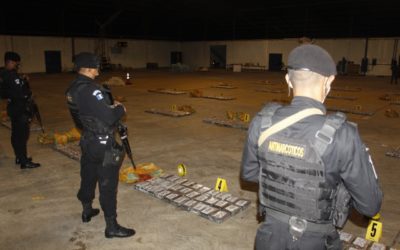 Avioneta encontrada en la Laguna del Tigre, Petén, llevaba 750 paquetes con cocaína