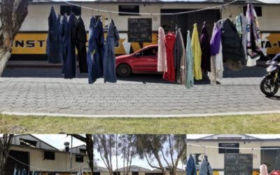 Creativa forma de ayudar a las personas por bajas temperaturas