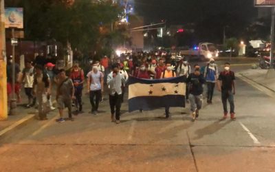 Estado de Prevención en departamentos de Guatemala por caravana de migrantes