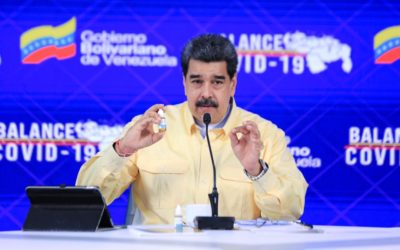 Maduro presenta «gotitas milagrosas para neutralizar el COVID-19»