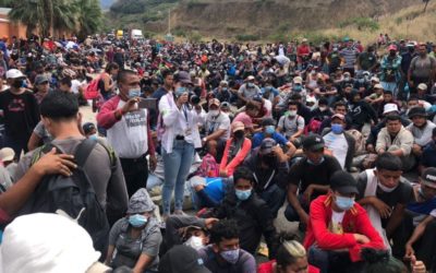 Unos 4 mil migrantes siguen varados en Chiquimula