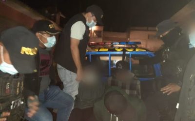 PNC captura a presuntos responsables de asesinar a mujer