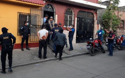 Resultados al momento de operativo desplegado por autoridades en Escuintla