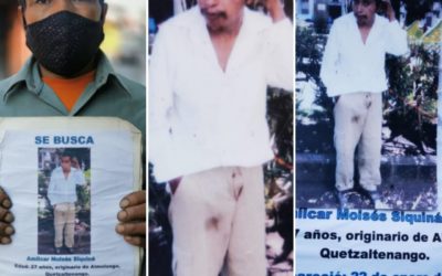 Desde hace más de tres años busca a su hijo