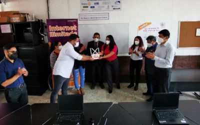 «Venite» inicia apoyo, con internet gratuito, a centros educativos en Quetzaltenango