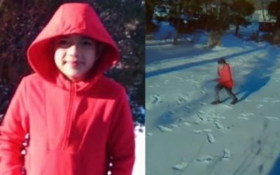 Niño hondureño muere tras contacto con la nieve para grabar video