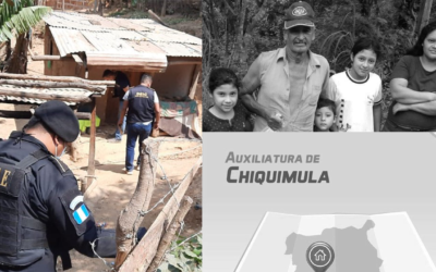 Sepelio de familia masacrada en Chiquimula, mientras autoridades hacían allanamientos