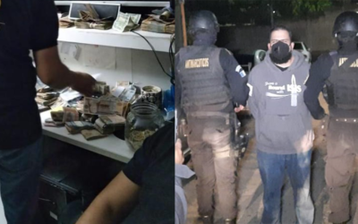 Fiscalía contra el Lavado de Dinero, coordina captura de hombre, al que le incautan casi medio millón de quetzales