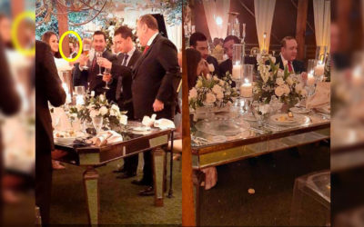 En el «chonguengue» en que participó Giammattei se observa sólo una persona con mascarilla