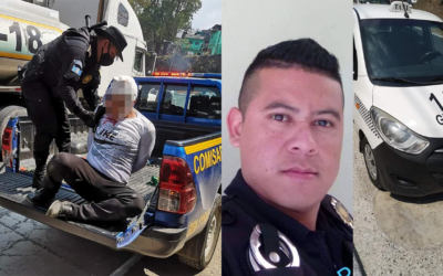 Capturan a policía señalado de intentar asesinar a taxista en Guatemala