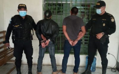 PNC reporta captura de hermanos motosicarios que iban a disparar contra piloto