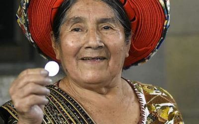 Concepción Ramírez, el rostro de la moneda de 25 centavos, cumple 79 años de edad