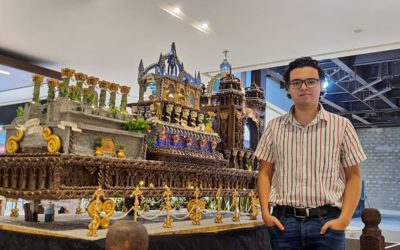 Trasladan anda de plastilina, la más grande de Guatemala hecha por el quetzalteco Daniel Rivera