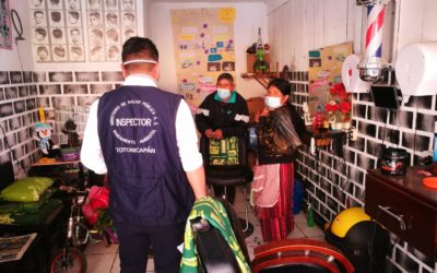 Verifican el cumplimiento de medidas sanitarias en Totonicapán
