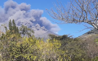 Guatemala: Volcán de Pacaya  intensifica su actividad, autoridades emiten alertas