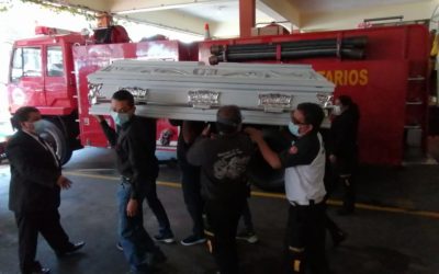 Dan el último adiós al galonista Carlos Silverio Barrios Hernández