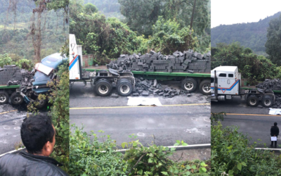 Trabajaba de madrugada sobre la carretera y falleció por choque de cisterna