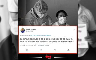 Muerte de auxiliar de enfermería no significa que vacuna no es efectiva