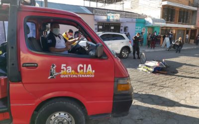 Ciclista muere en ataque armado en la zona 3 de Xela