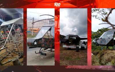 La historia detrás del helicóptero creado por herreros en Cantel