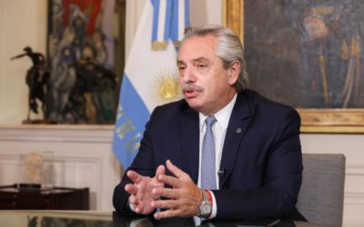 Argentina: presidente Fernández da positivo a COVID-19