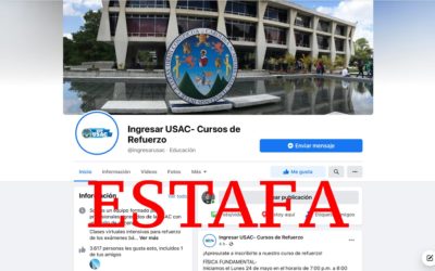 USAC advierte sobre página creada para estafar a estudiantes, piden denunciar