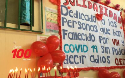 Centro de Salud dedica actividades a fallecidos por VIH y COVID-19