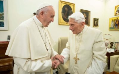 El papa Francisco agradece labor de Benedicto XVI