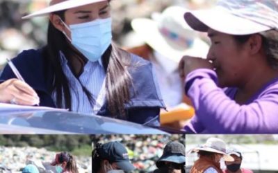 ¿Cuál es el objetivo del diagnóstico de familias en el Botadero Municipal de Xela?