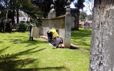Localizan cadáver en el Parque Benito Juárez de Quetzaltenango