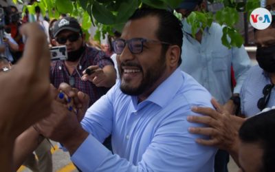 Detienen a precandidato presidencial Felix Maradiaga en Nicaragua y citan a Fiscalía a otro opositor